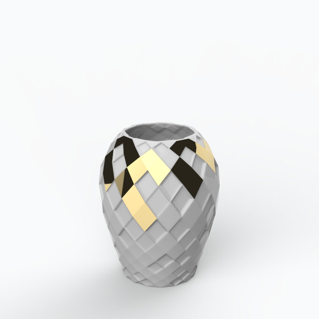 Arlequim P Porcelain Vase (h26 cm) - Holaria