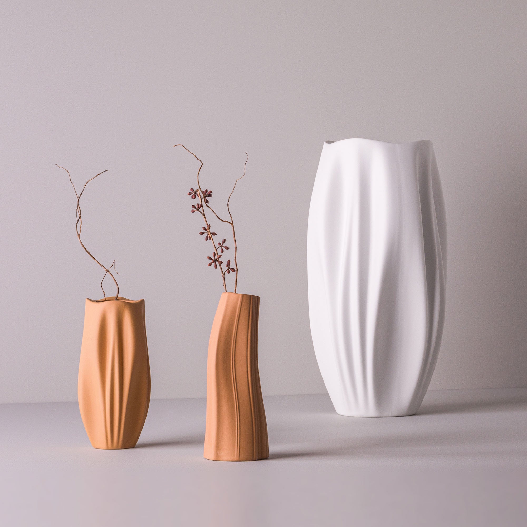 Morea Porcelain Vase (h42 cm) - Holaria