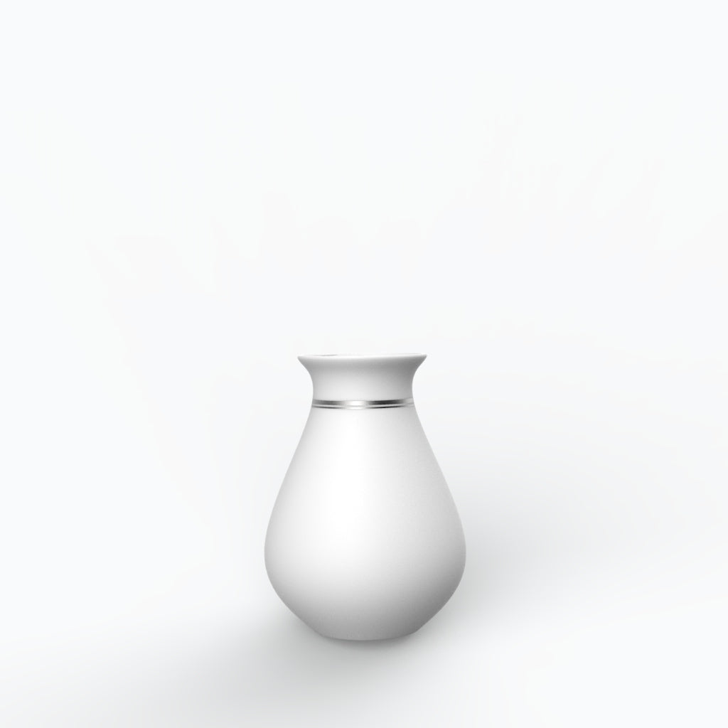 Basic 1 Porcelain Vase (h20 cm) - Holaria