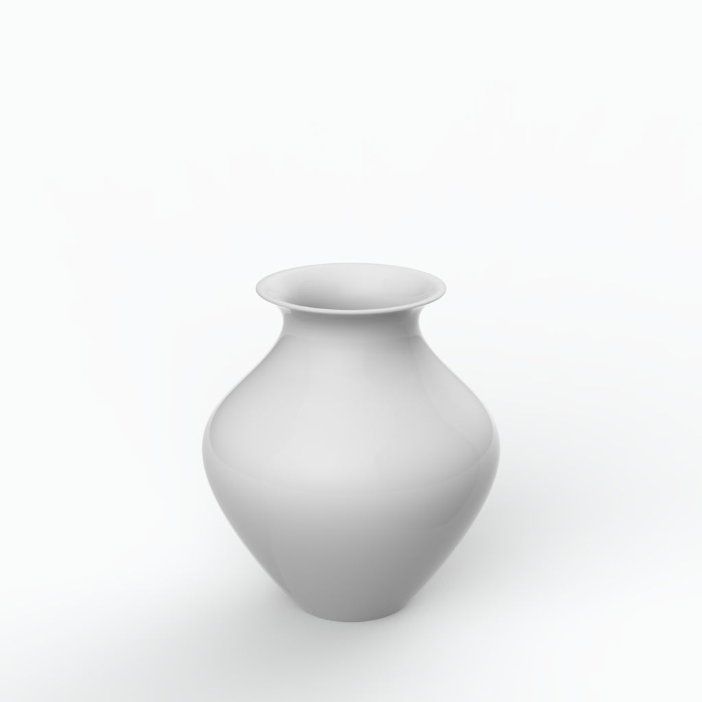 Basic 2 Porcelain Vase (h26 cm) - Holaria