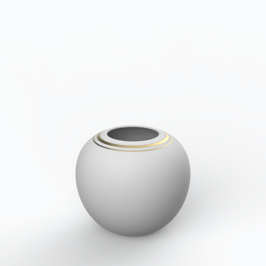 Basic 3 Porcelain Vase (h21 cm) - Holaria