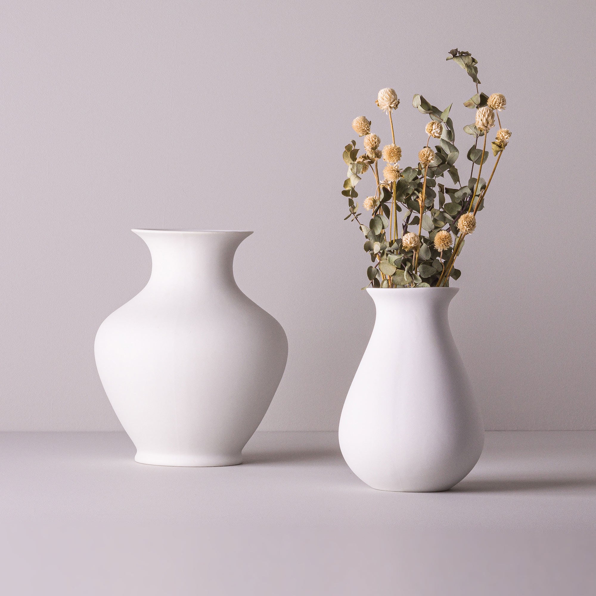 Basic 1 Porcelain Vase (h20 cm) - Holaria