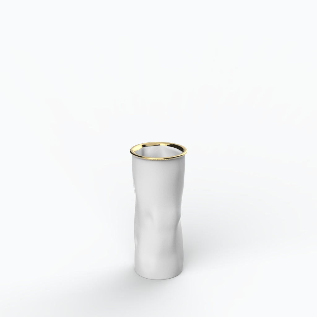 Batuque M Porcelain Vase (h21 cm) - Holaria