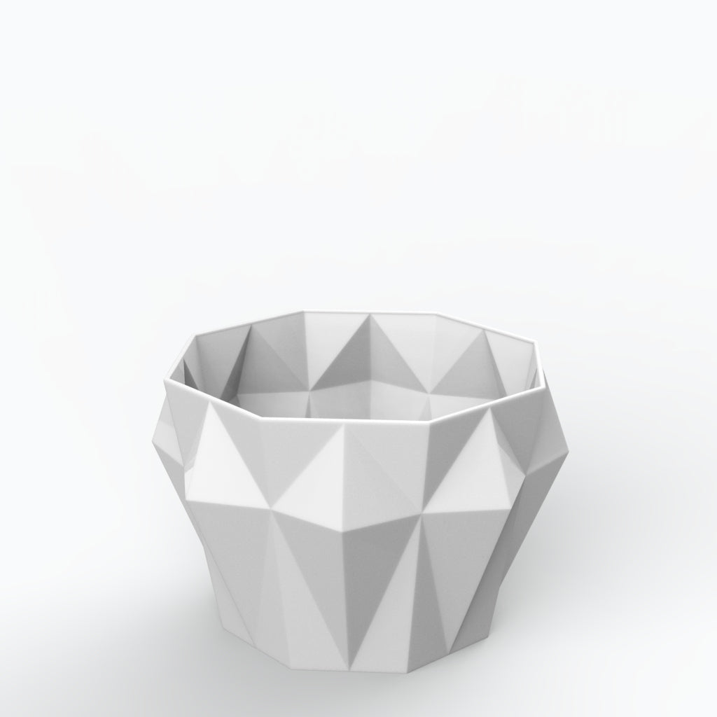 Diamante GG Porcelain Pot (h20 cm) - Holaria