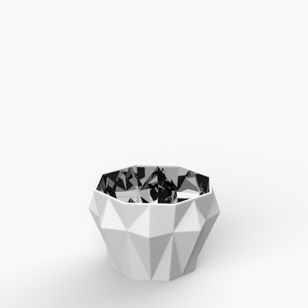 Diamante G Porcelain Pot (h15 cm) - Holaria