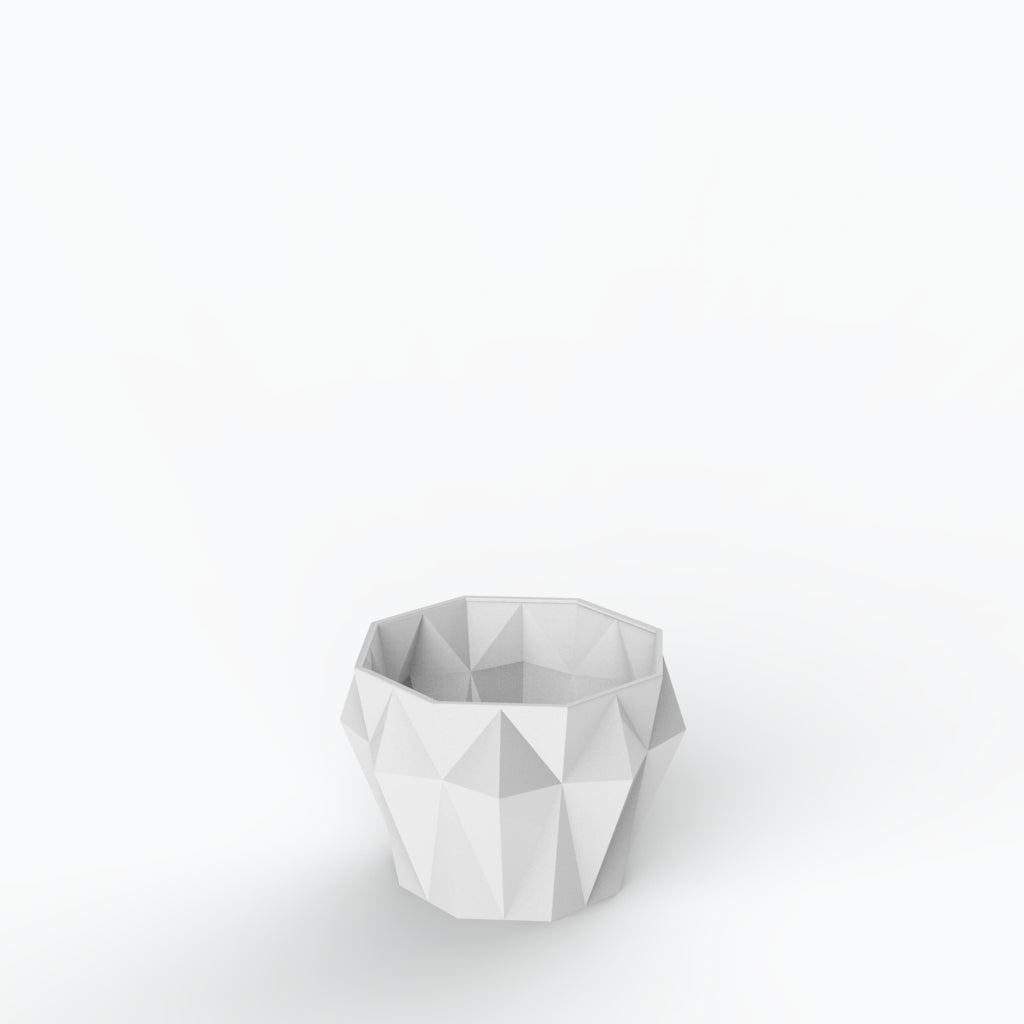 Diamante M Porcelain Pot (h13 cm) - Holaria