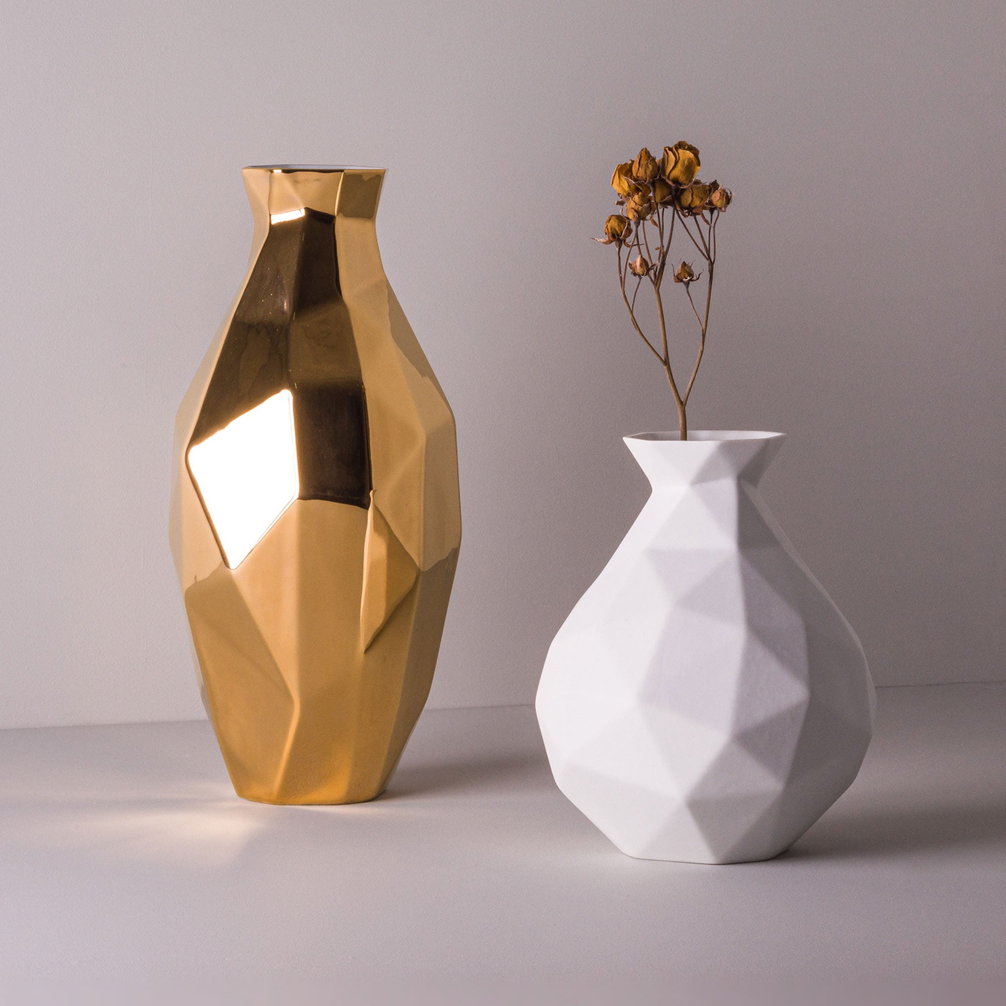 Edros G Porcelain Vase (h42 cm) - Holaria