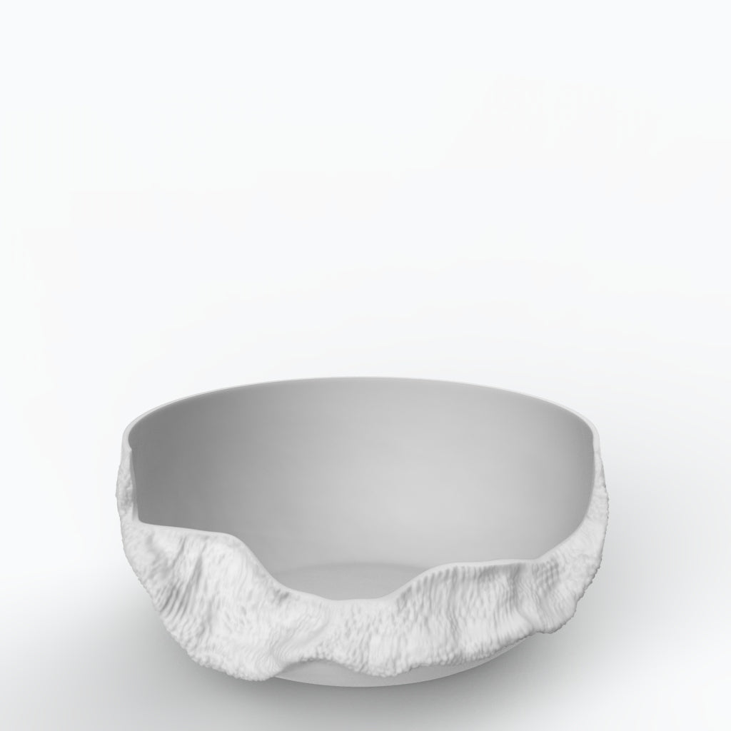 Erosão Porcelain Tray Table Centerpiece (Ø36 x h15 cm) - Holaria