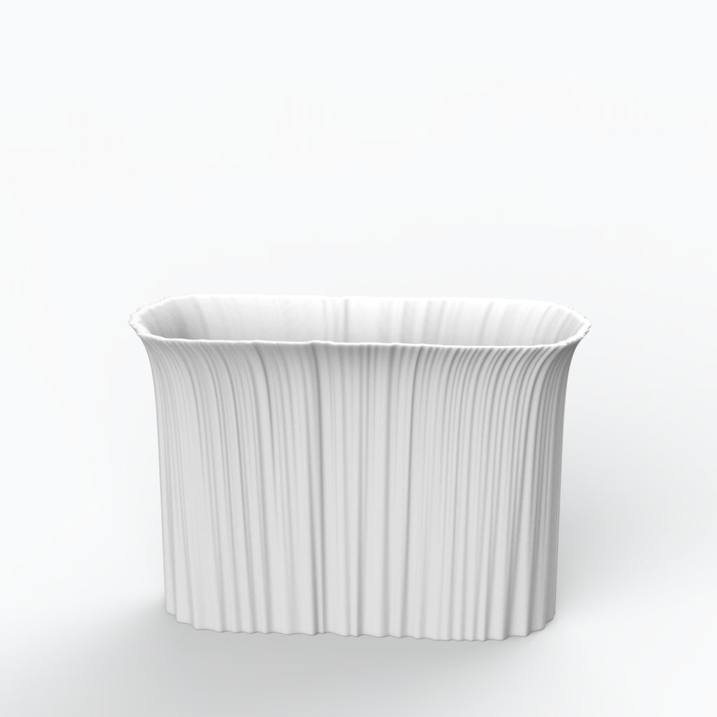Igarapé P Porcelain Vase (h23 cm) - Holaria