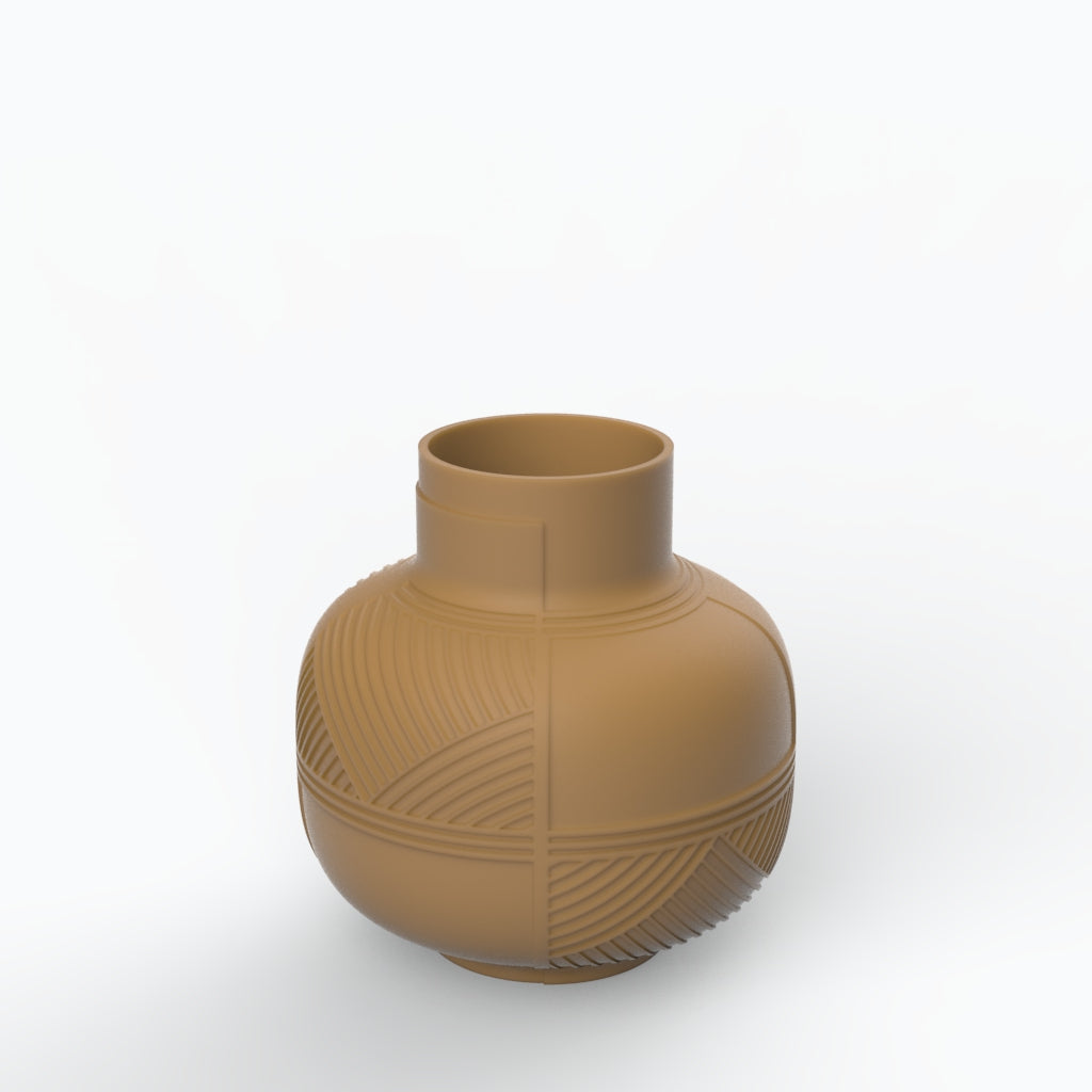 Kayapó Porcelain Vase (h26 cm) - Holaria