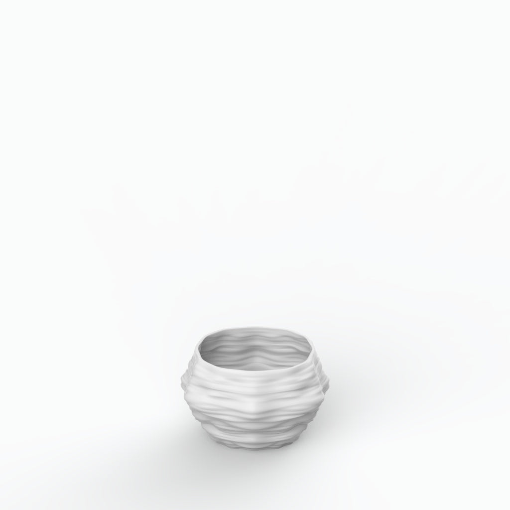 Mineral P Porcelain Pot (h10 cm) - Holaria