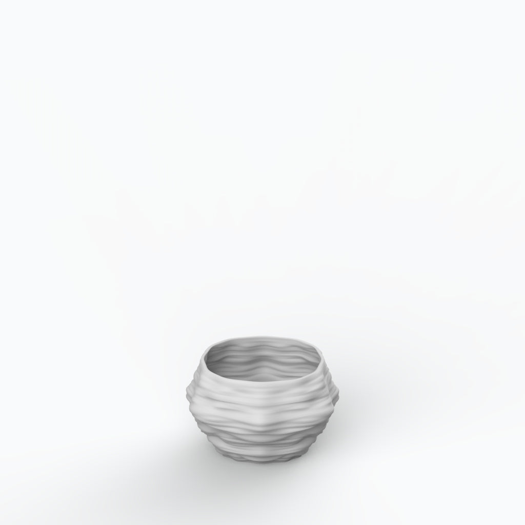 Mineral P Porcelain Pot (h10 cm) - Holaria