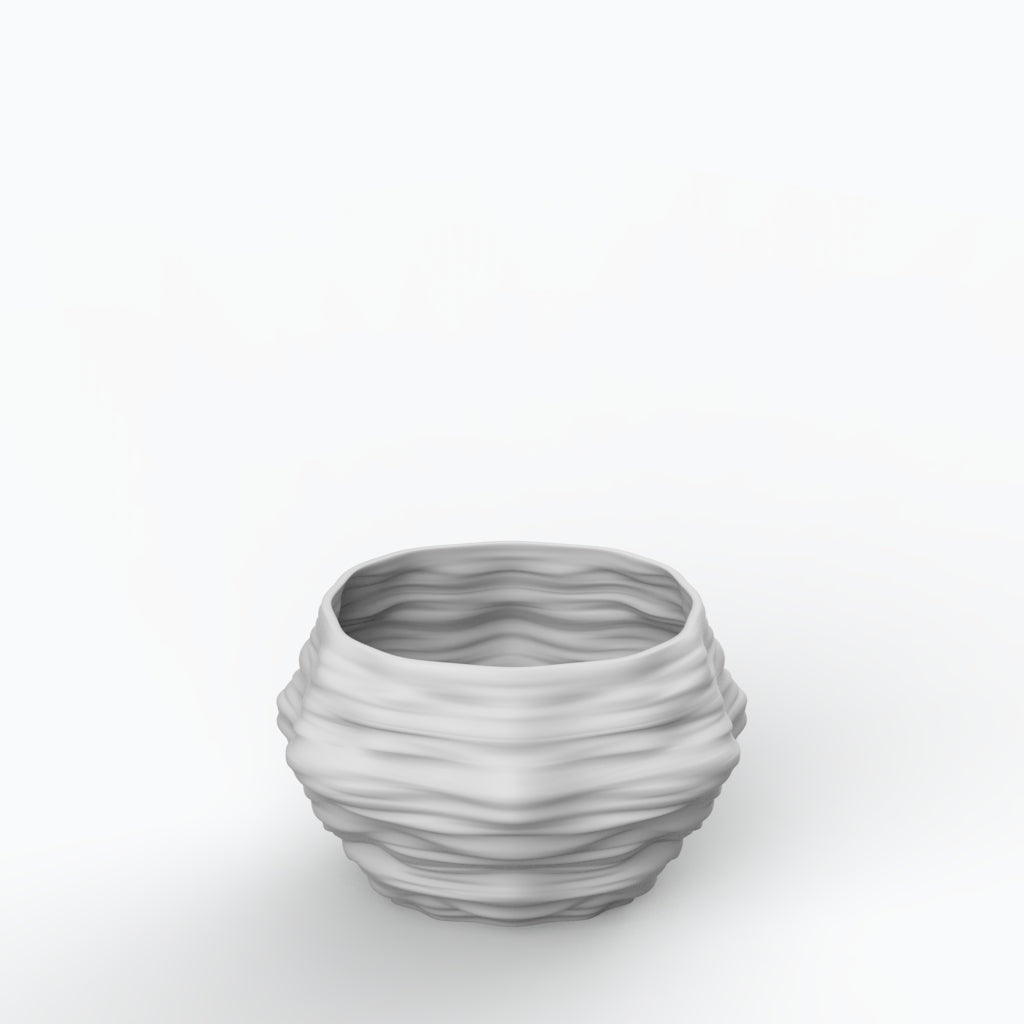 Mineral G Porcelain Pot (h15 cm) - Holaria