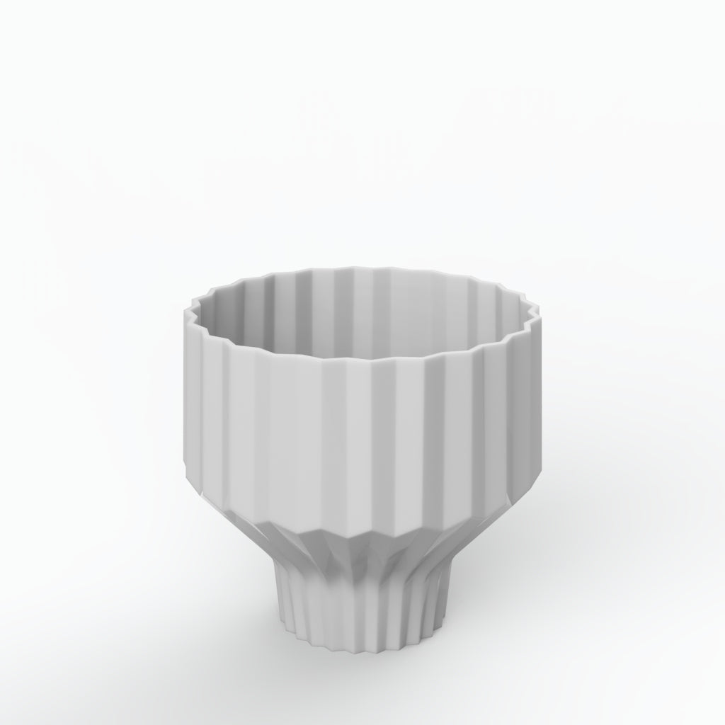 Mínimo M Porcelain Vase (h24 cm) - Holaria