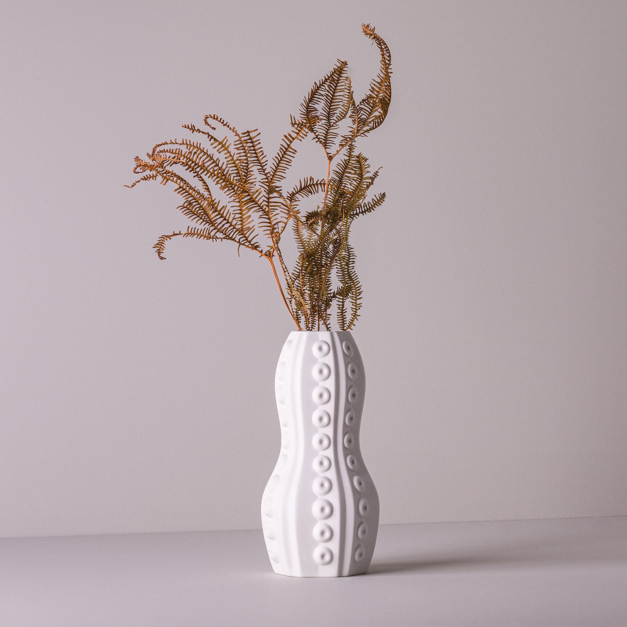 Molusca Porcelain Vase (h26 cm) - Holaria