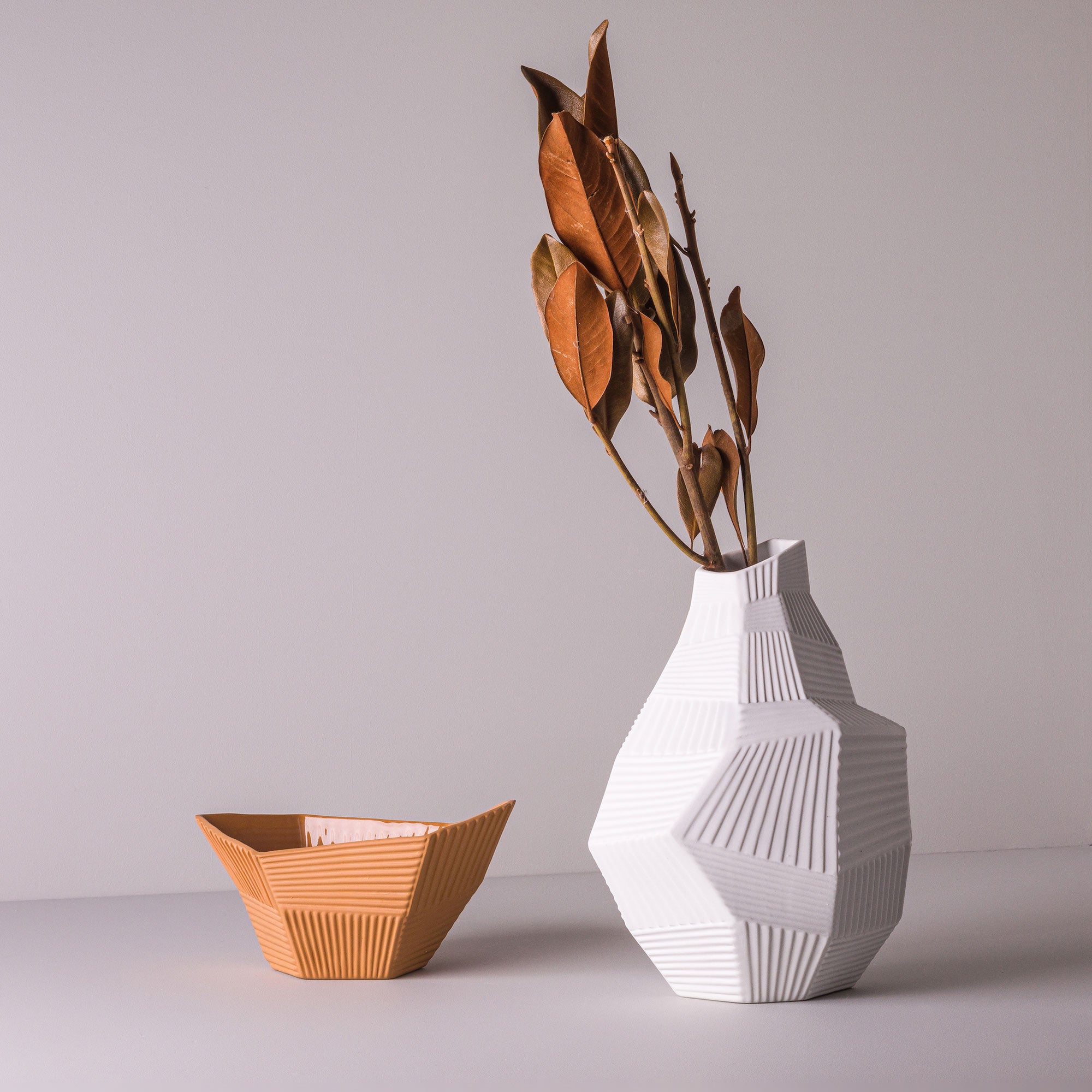 Palafitas P Porcelain Vase (h24 cm) - Holaria