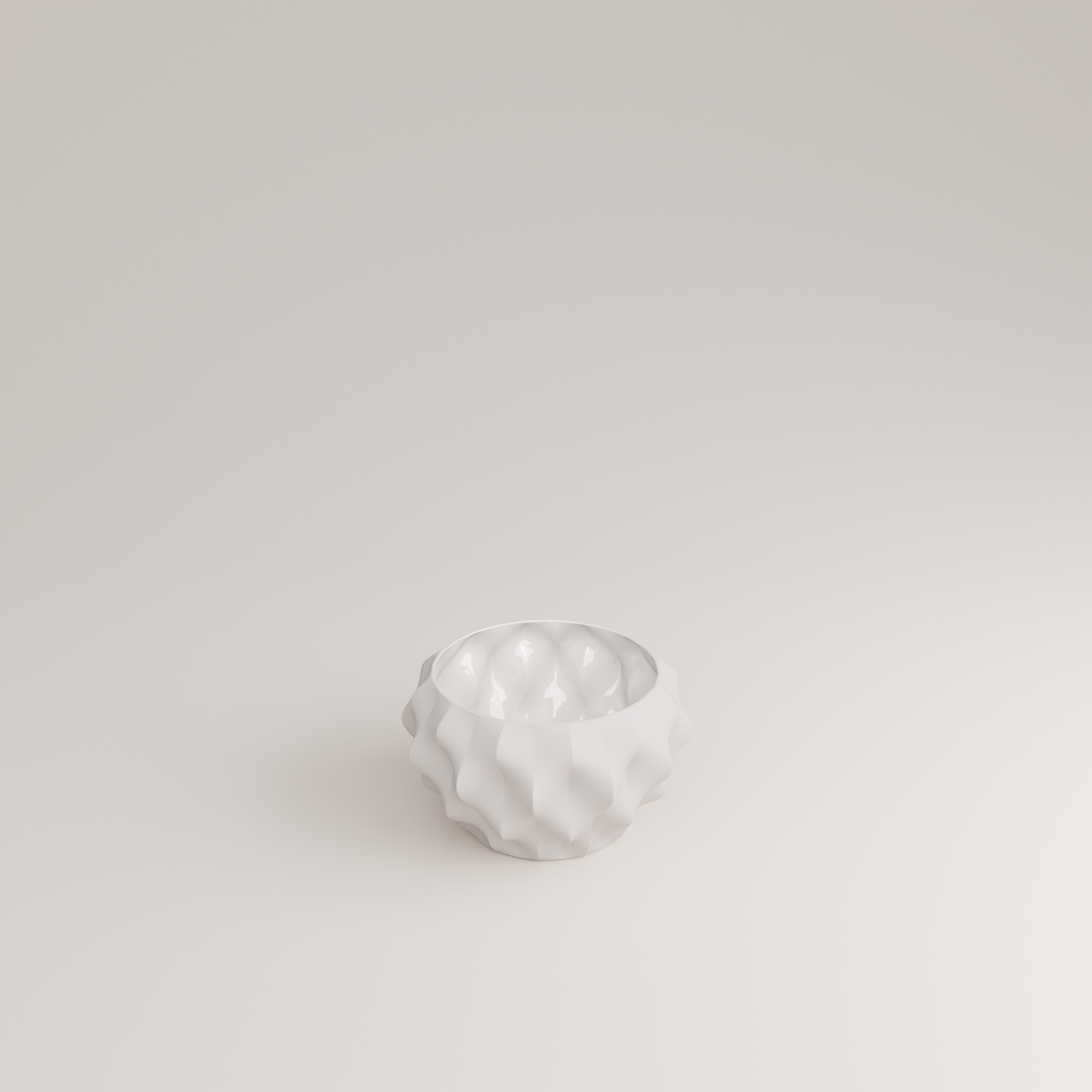 Plissan P Porcelain Pot (h10 cm) - Holaria