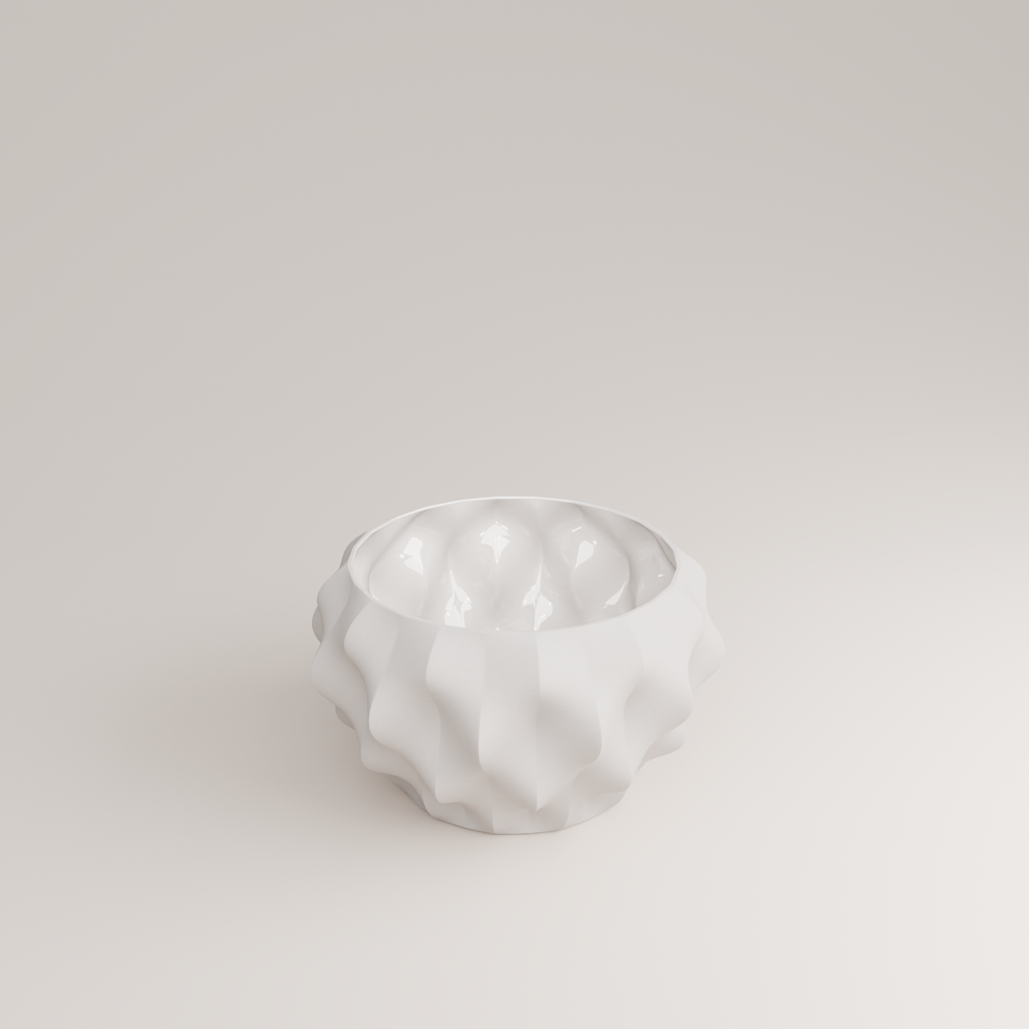 Plissan G Porcelain Pot (h15 cm) - Holaria