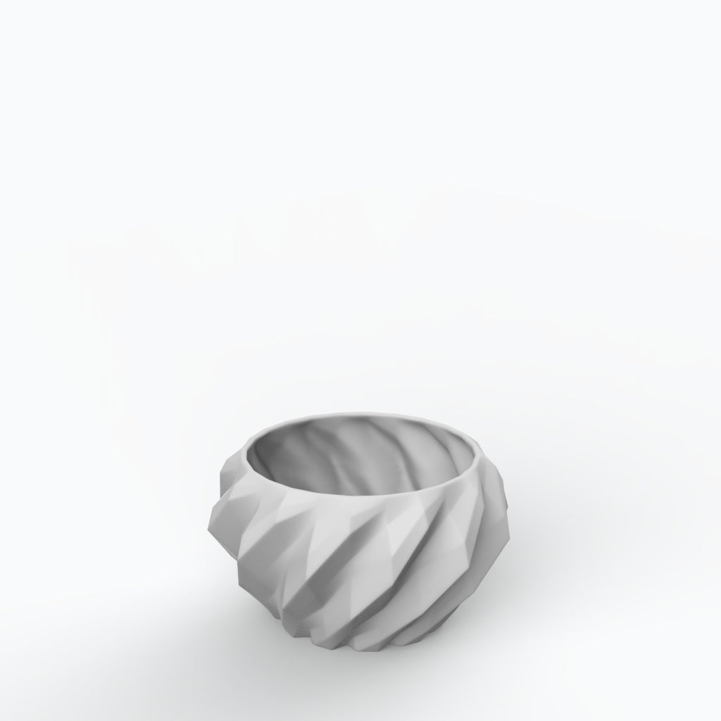 Plissan Geométrico M Porcelain Pot (h12 cm) - Holaria