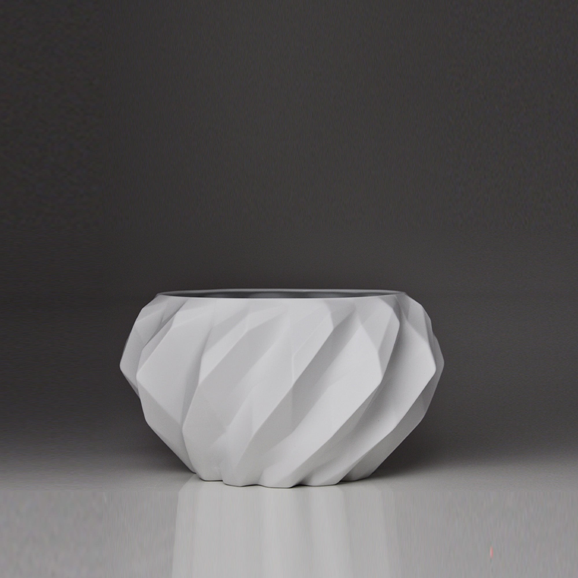 Plissan Geométrico GG Porcelain Pot (h20 cm) - Holaria