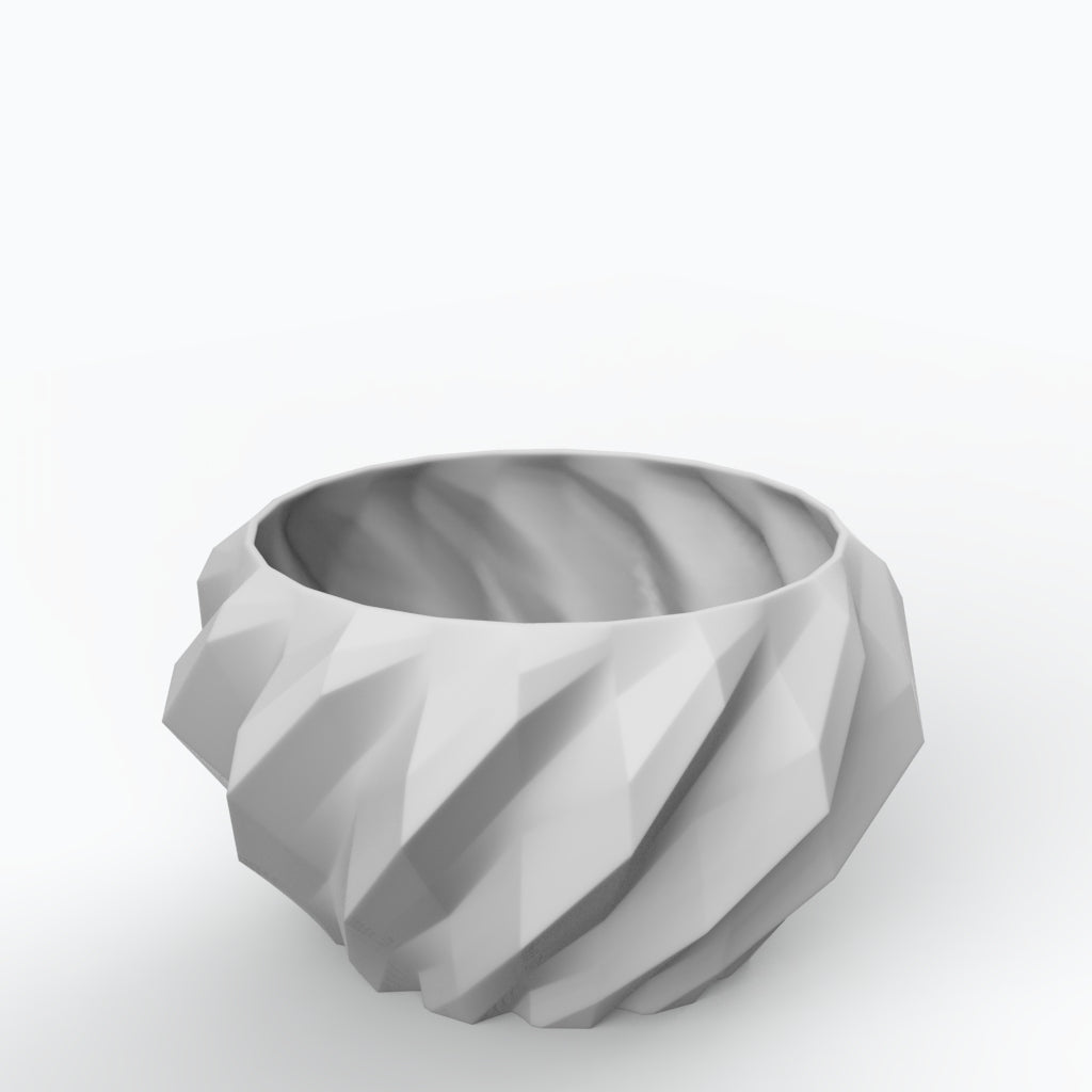 Plissan Geométrico GG Porcelain Pot (h20 cm) - Holaria