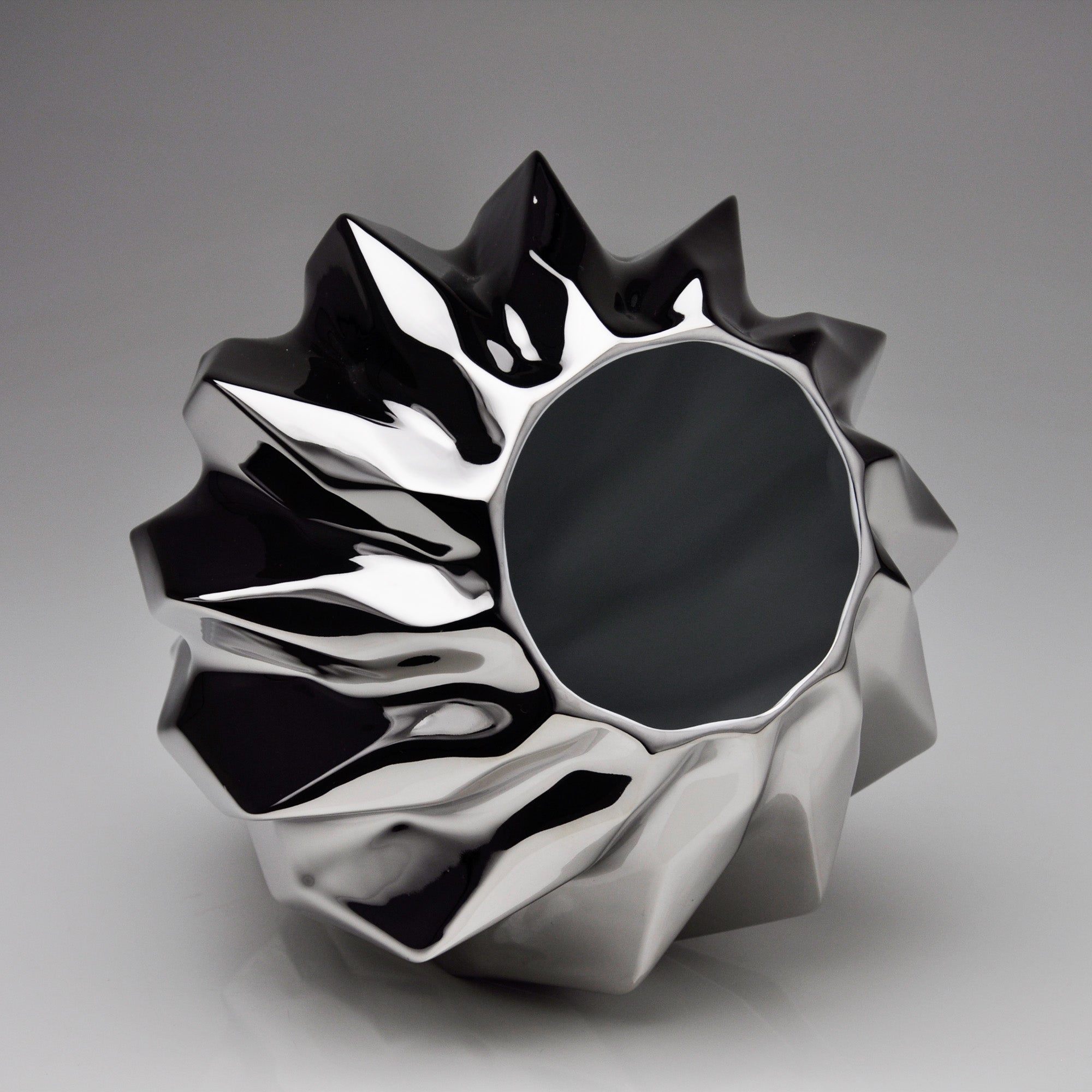 Plissan Geométrico P Porcelain Vase (h16 cm) - Holaria