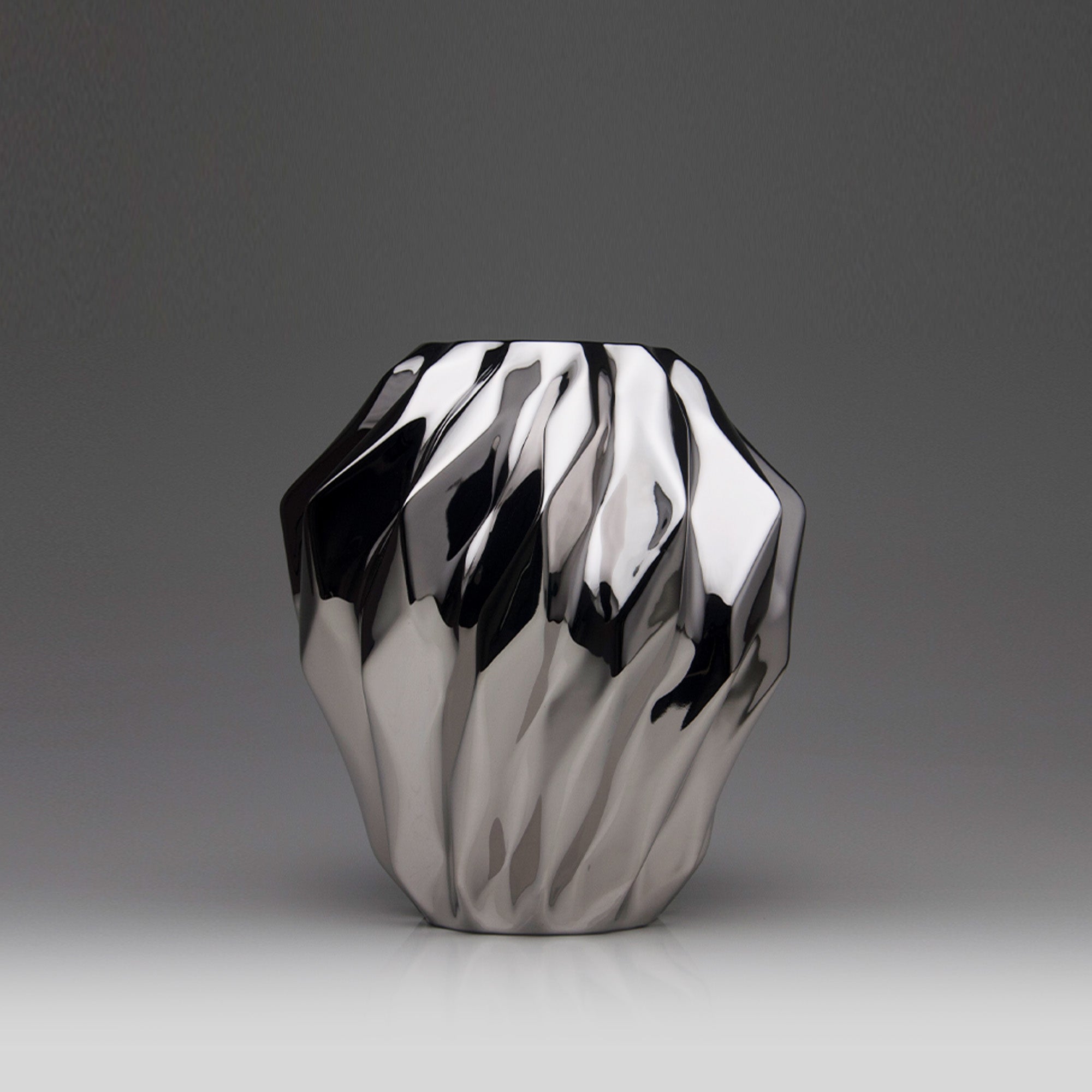 Plissan Geométrico P Porcelain Vase (h32 cm) - Holaria