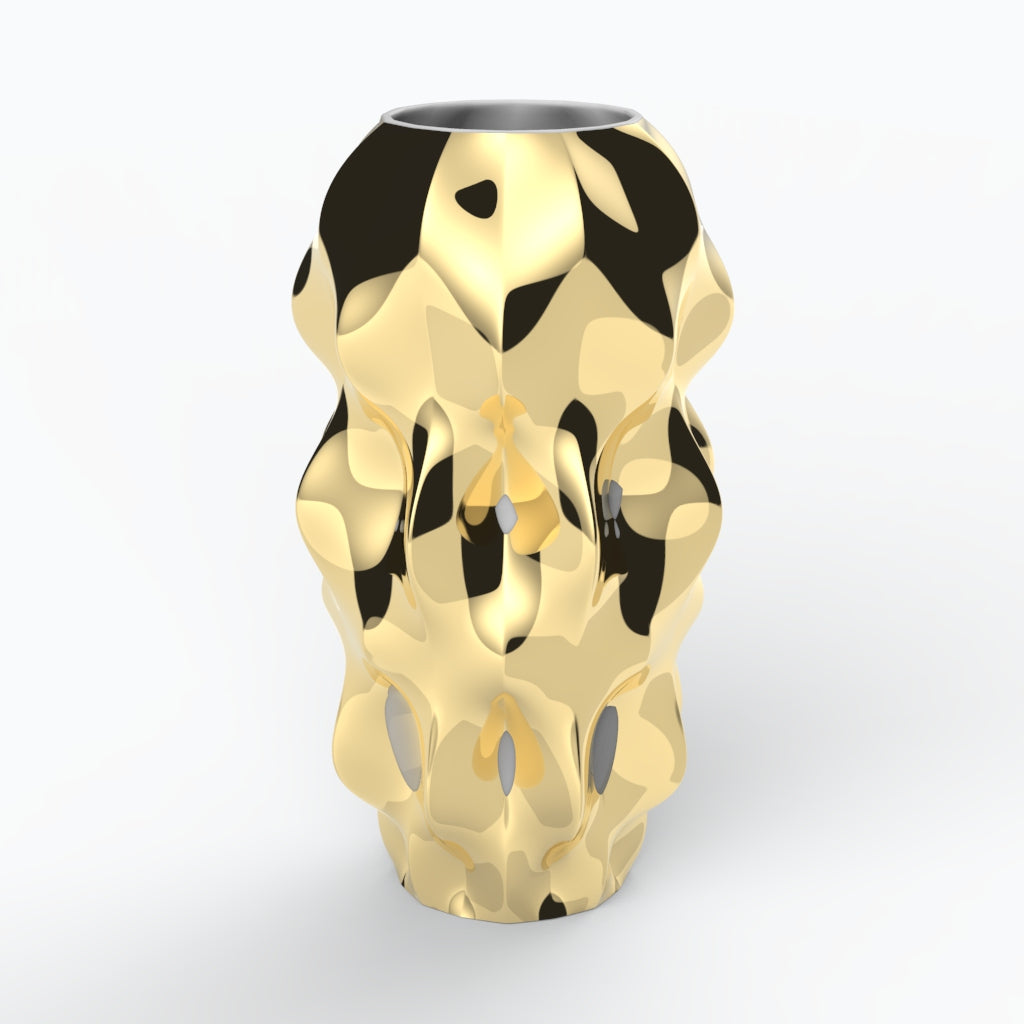 Plissan G Porcelain Vase (h40 cm) - Holaria