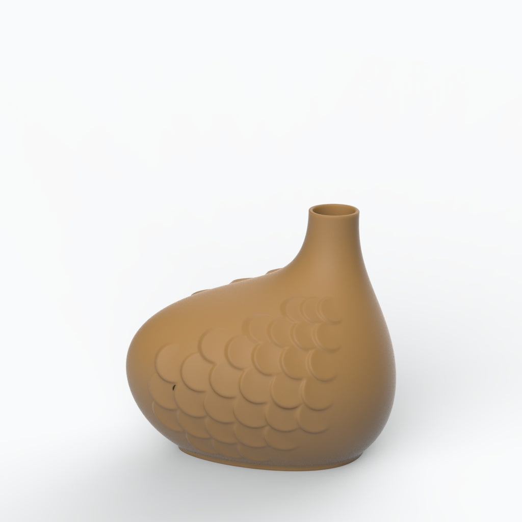 Plumas P Porcelain Vase (h23 cm) - Holaria