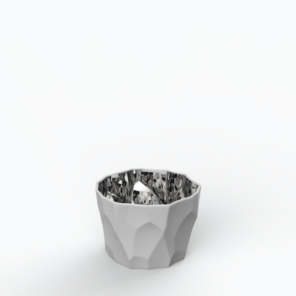 Silex M Porcelain Pot (h12 cm) - Holaria