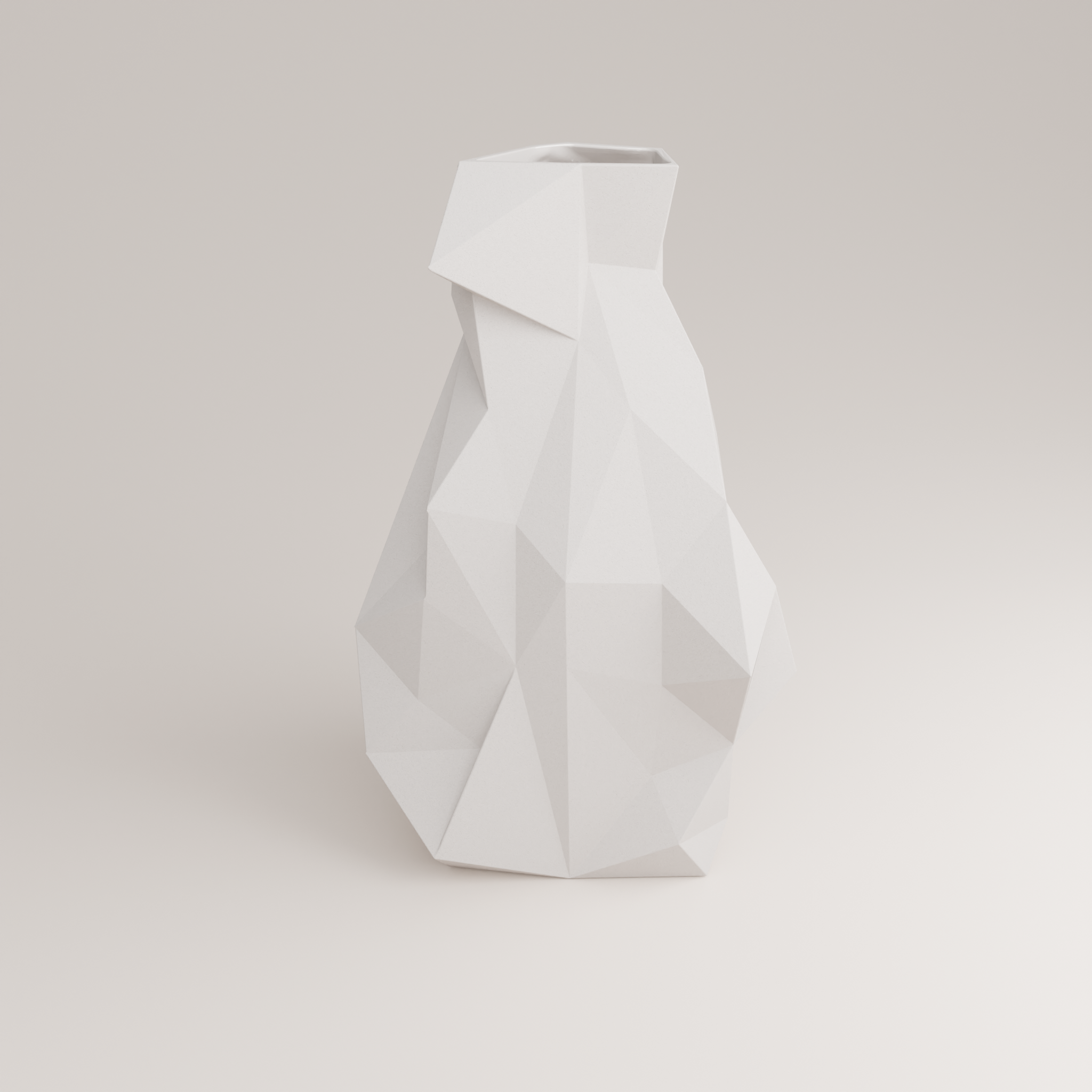 Simplexxa 4 Porcelain Vase (h37 cm) - Holaria