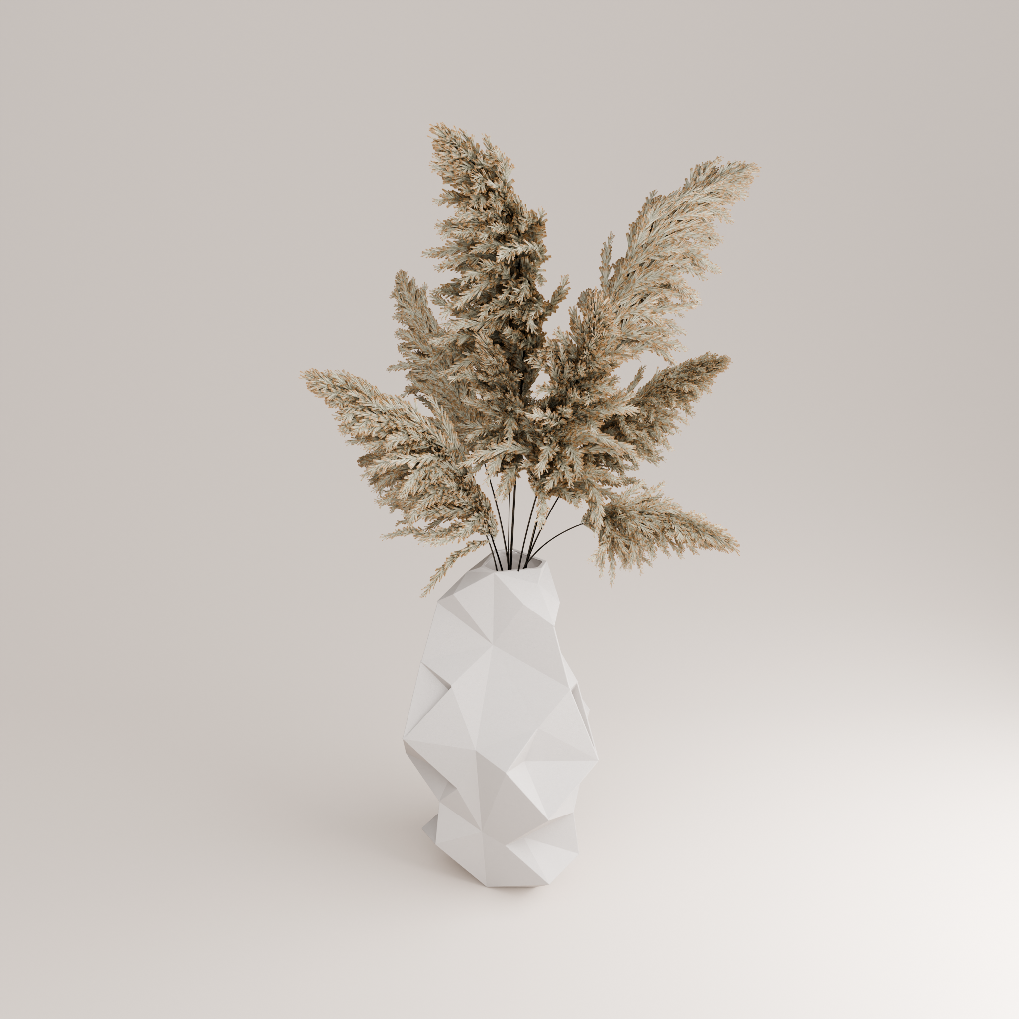 Simplexxa 2 Porcelain Vase (h37 cm) - Holaria