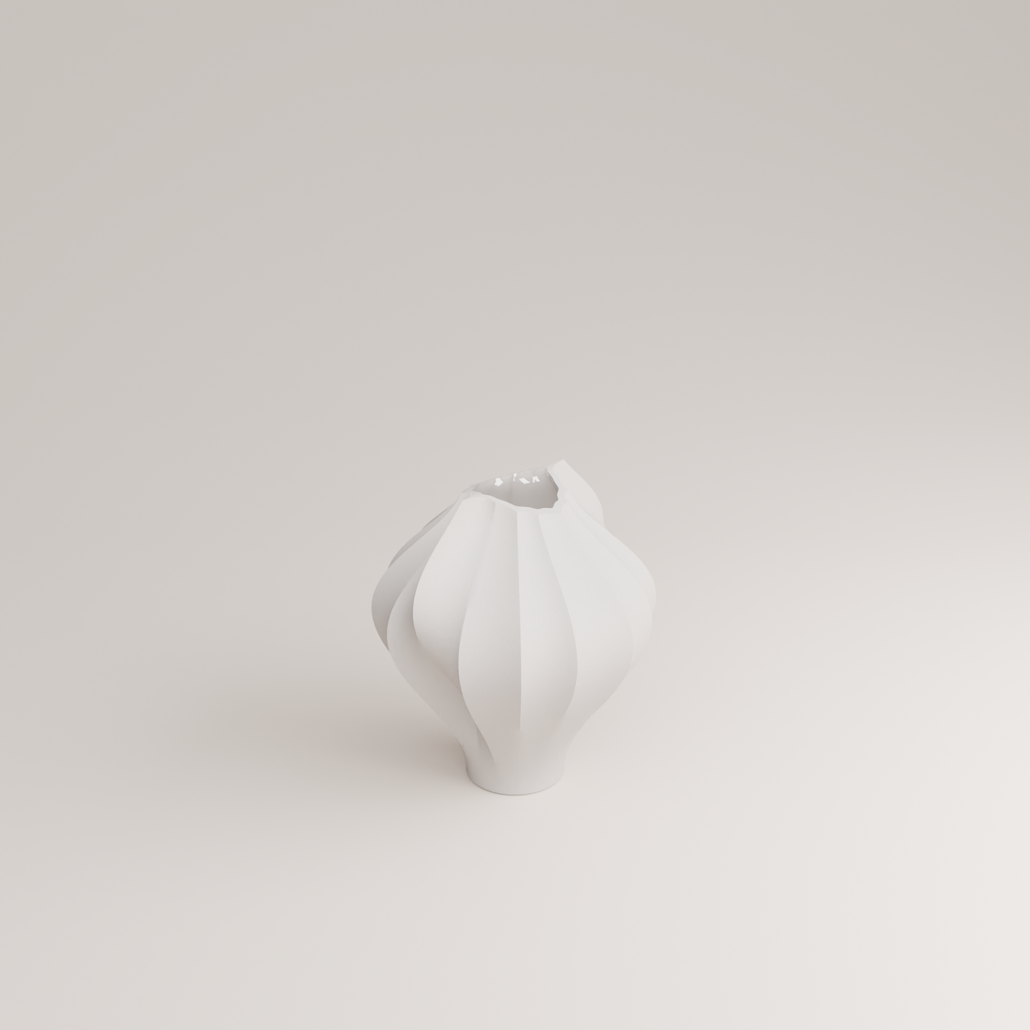 Valise A Porcelain Vase (h18 cm) - Holaria