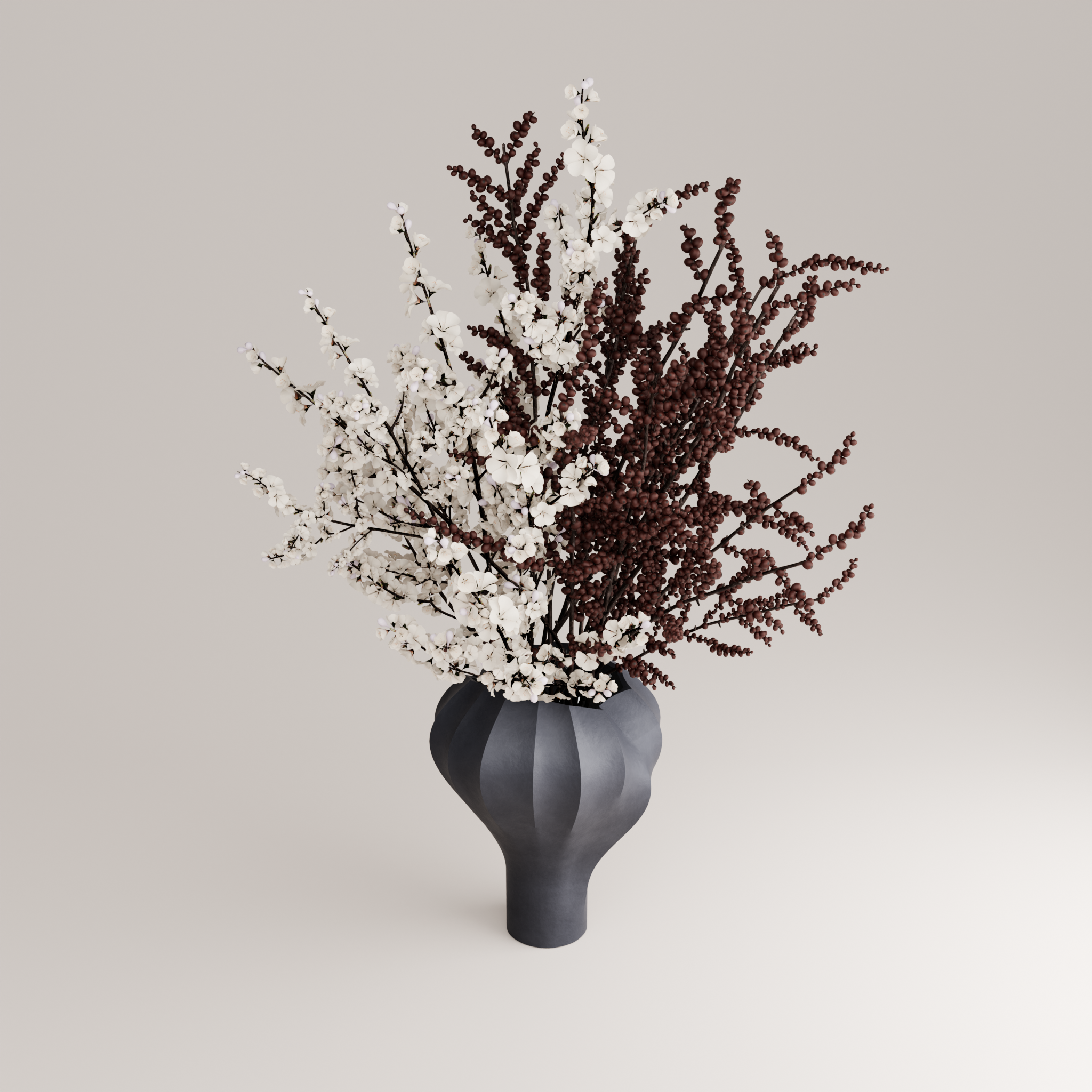 Valise B Porcelain Vase (h30 cm) - Holaria