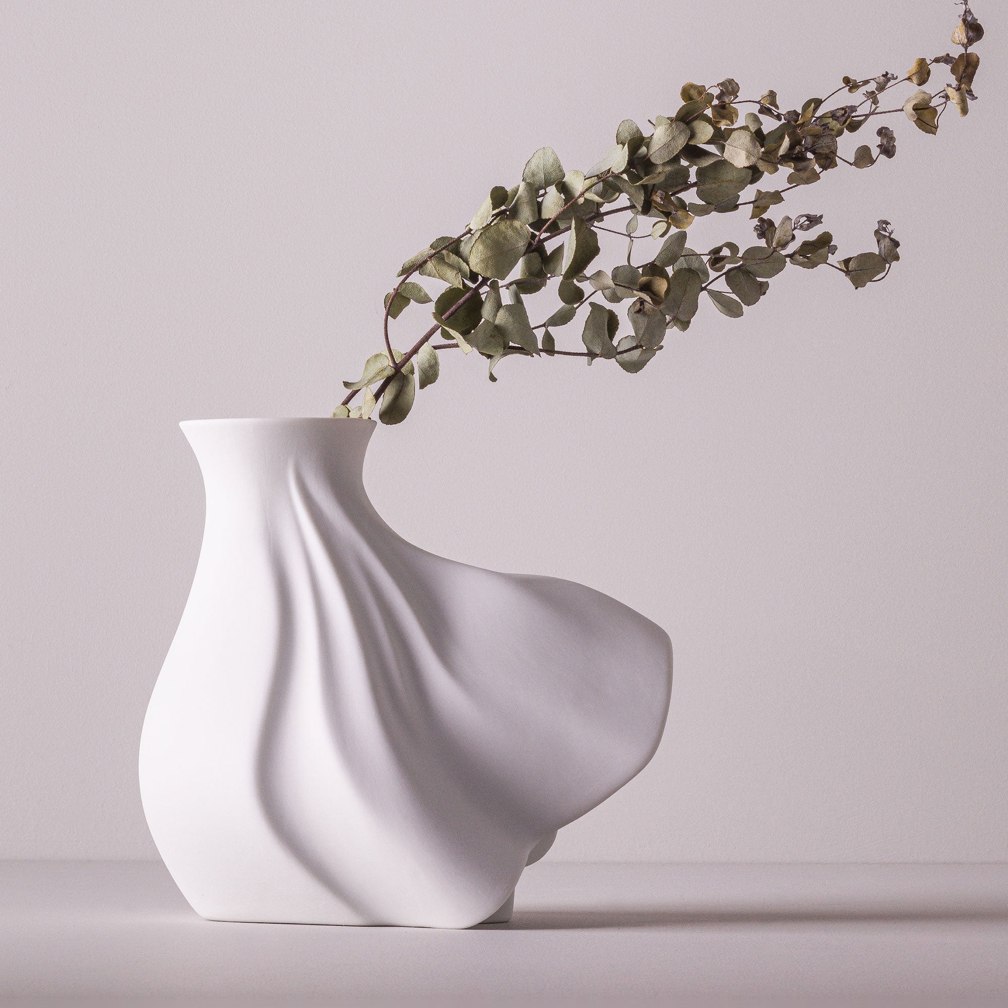 Vento G Porcelain Vase (h32 cm) - Holaria