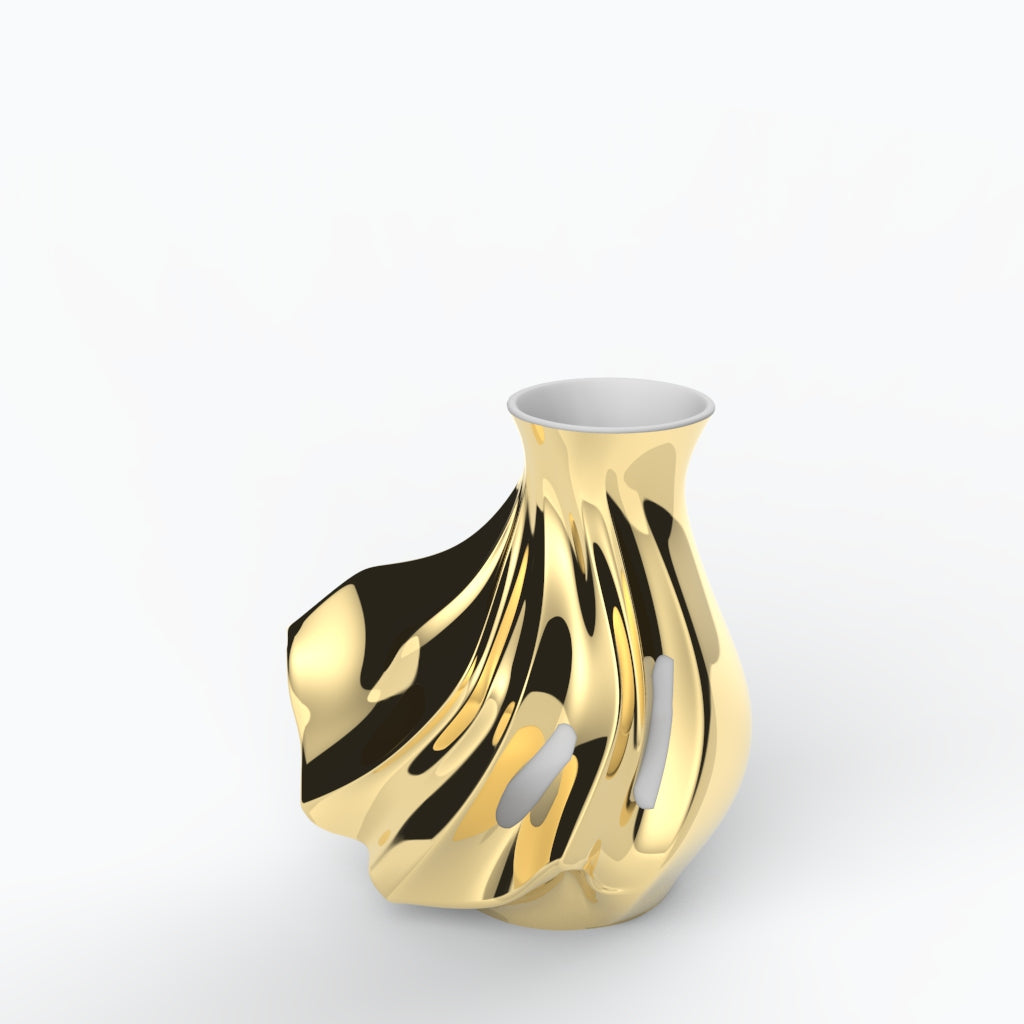 Vento M Porcelain Vase (h26 cm) - Holaria