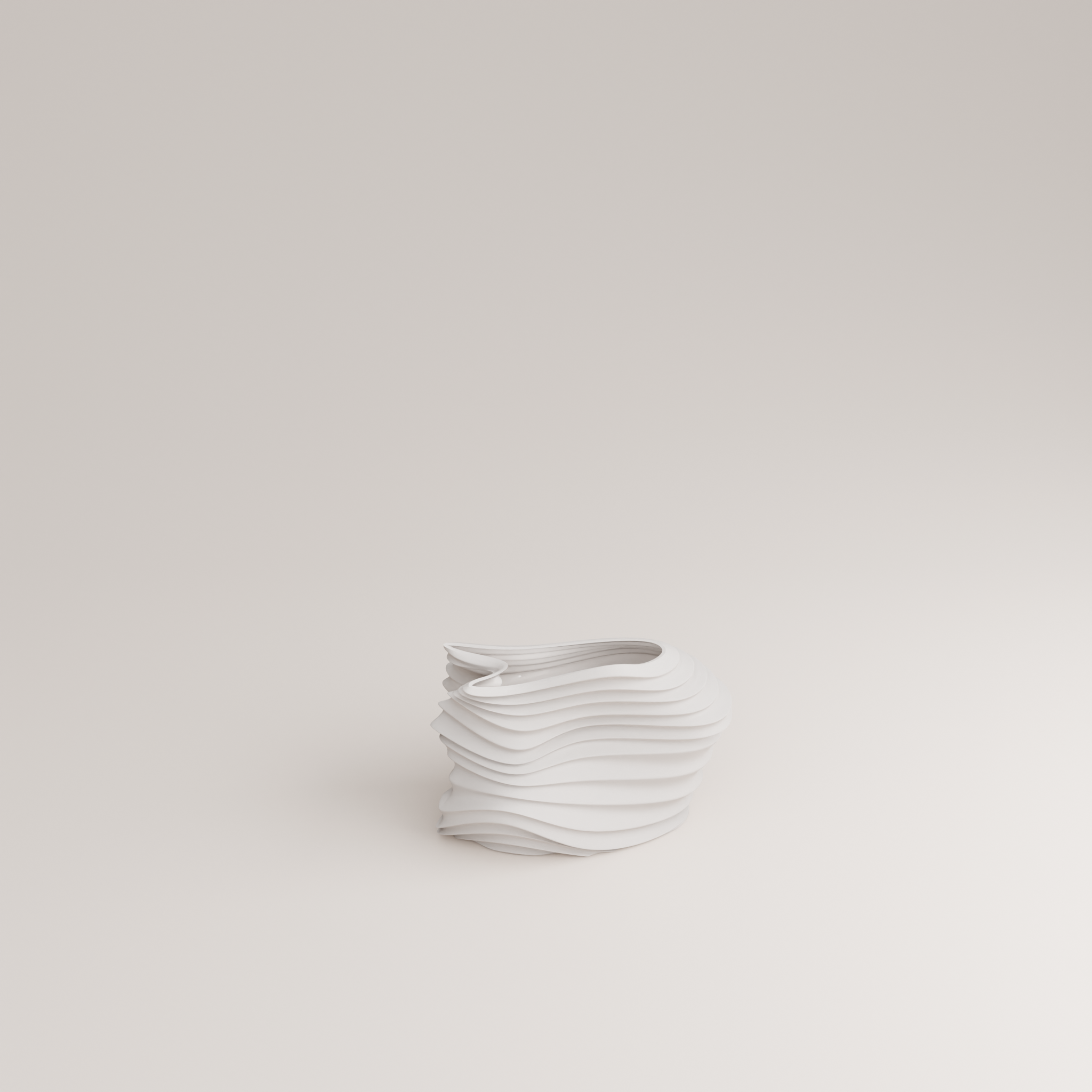 Voo G Porcelain Vase (h12 cm) - Holaria